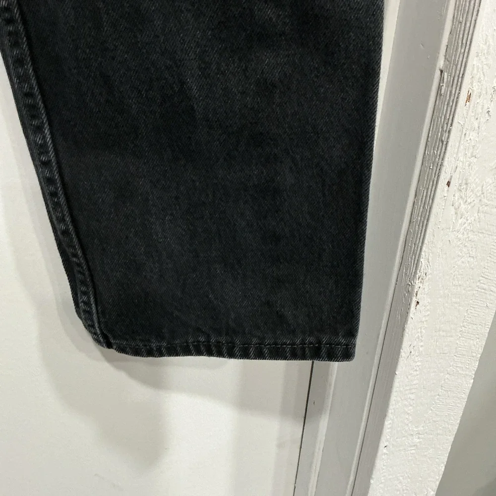 Levi's 505 Men's Regular Fit Jean, 36wx34L - Black, Classic - Picture 12 of 15